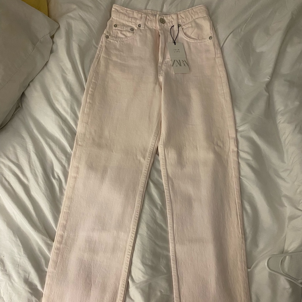 Zara Highrise Straight Leg NWT